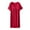 Wine01, variant on Lmnyox Nightgown for Women Short Sleeve NightDress V Neck Nightshirt Soft Lightweight Pajama Dress