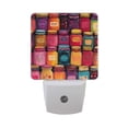 thumbnail image 6 of Yayeee LED Plug in Night Light for The Home with Auto Dusk to Dawn Light Sensors, 2 Pack, Purple Jar, 6 of 6