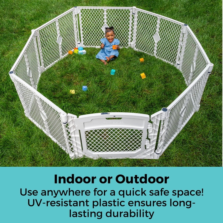Toddleroo Superyard Ultimate 8-Panel Portable Indoor & Outdoor