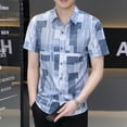 thumbnail image 5 of Ropa Floral Manga Corta Hombre Tops Gráficos con Estampado Camisas y Blusas para Hombre Estampado Casual Diseñador Xxl Estilo Coreano SI, 5 of 5