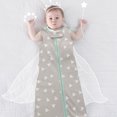 thumbnail image 4 of Laklulu Pijama infantil de verano de una pieza sin mangas, chaleco envolvente, S, 4 of 5