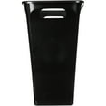 thumbnail image 5 of Hefty Kitchen Trash Can, 8.8 Gallon Plastic Open Top Garbage Bucket Bin with No Lid, Black, 5 of 8