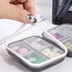thumbnail image 4 of Ganfancp Mini Caja de Medicamentos Conveniente Caja de Almacenamiento Divisora de Medicamentos Tres Comidas Al Día Sellada a Prueba de Humedad Caja de Embalaje de Viaje de Medicamentos Artículos En L, 4 of 6
