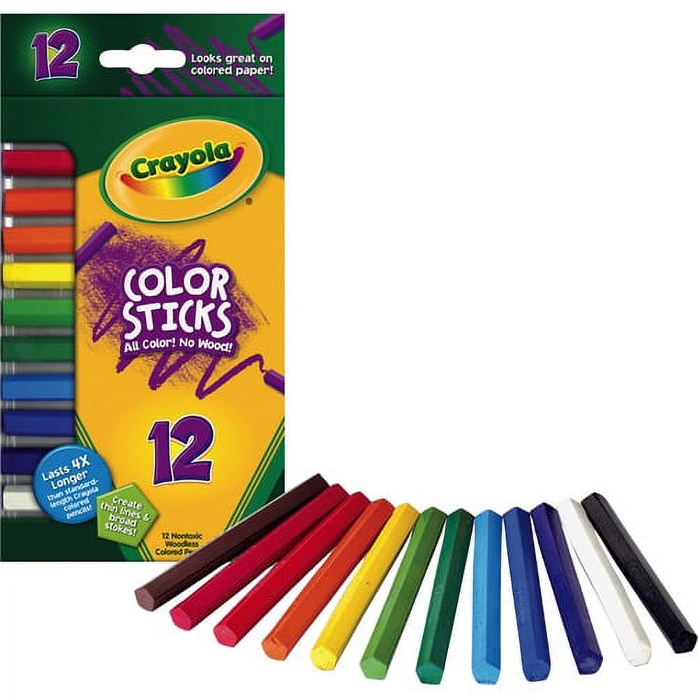 Crayola Color Sticks Colored Pencil Set, 12 Colors photo 4