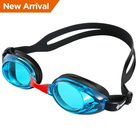 Swimming Goggles, IPOW Swim Goggles Glasses Waterproof Anti Fog UV Protection Swimming Goggles with Free Protection Case for Adults Men Women Kids Girls Boys Children