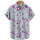 thumbnail image 3 of Camisas de playa hawaianas de verano para hombre, camisa con botones y estampado de postres en 3D para hombre, camisa informal de manga corta, ropa, 3 of 5