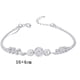 thumbnail image 4 of Flor de plata como el brocado de perlas de la estrella que se extiende pulsera ajustable S para las mujeres Hombre Papá Mamá Abuelo Novio Ella, 4 of 8