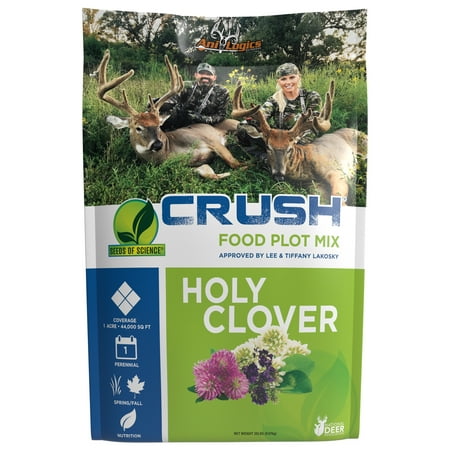 Ani-Logics Outdoors Whitetail Deer Food Plot Crush Seeds of Science Holy Clover 20lb Bag