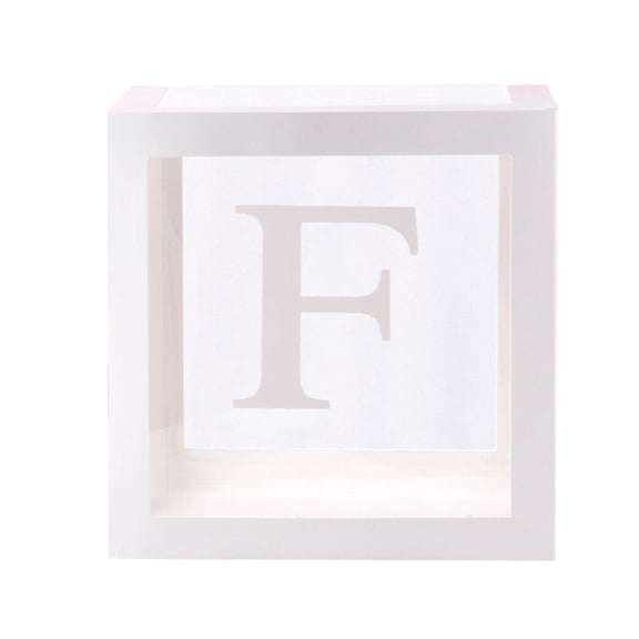 3 Pcs Of Letter Box Transparent Gift Box Children Birthday Baby Party Decoration