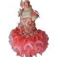 thumbnail image 2 of Jenniferwu G016 Infant Toddler Baby Newborn Little Girl's Pageant Party Birthday Dress Peach Size 12-18M, 2 of 7