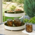 thumbnail image 4 of Better Homes & Gardens 2-Tone 2-Tier Serving Tray Stand - Green, 4 of 5