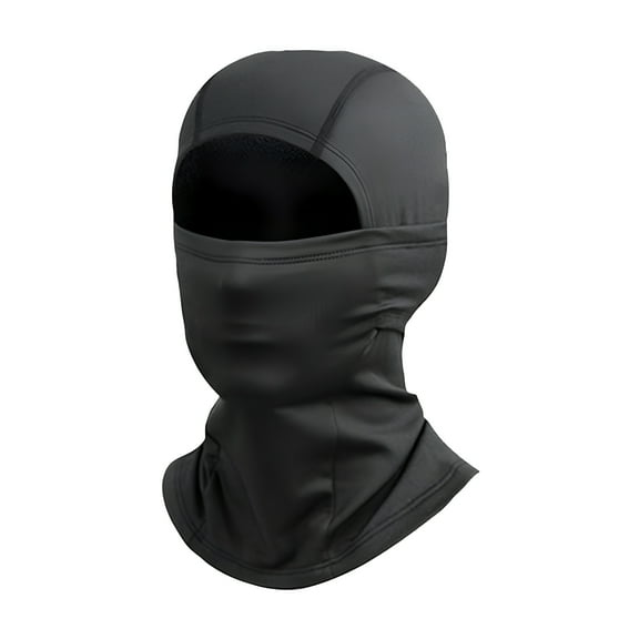 TELOLY Kids Ski Mask Winter Breathable Face Mask for Boys Girls Windproof Neck Warmer for Skiing, Running, Cycling Black