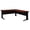 Cherry, variant on Romig Forge+ 66 x 72 in. L Shape Desk Shell- Noble Oak