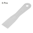 thumbnail image 3 of Uxcell 5pcs Putty Scraper 1.6" Width 1.7mm Thin Flexible Plastic Putty Knife Gray, 3 of 6