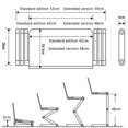 thumbnail image 5 of Escritorio de cama ajustable para computadora portátil con soporte radiante - Mesa portátil y plegable para computadora portátil, 5 of 5