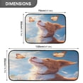 thumbnail image 4 of Kitchen Floor Mat 2 Sets Carpet Floor Mat Kitchen Mat Bathroom Mat Living Room Mat Bedroom Mat Absorbent Delicate Fabric No Ball The Dog and The Butterfly, 4 of 7