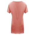 thumbnail image 6 of Womens Tops Summer Womens Tunic Tops for Leggings with Pockets Short Sleeve Casual Long T Shirts S 3XL, 6 of 6