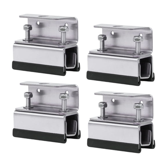 4Pcs Marine Solar Panel Mounts Quick Installation Roof Top Brackets High Load Capacity Solar Mounting Clamps for Boats