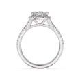 thumbnail image 3 of Ammo Jewel 2.4 Ct Marquise Diamond Engagement Ring - 14K White Gold Plated Lab-Created Simulated Diamond Rings - Perfect for Proposal, Anniversary and Special Occasions - Women's Jewellery Gift, 3 of 3