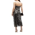 thumbnail image 3 of Femmes Midi Bodycon Robe Paillettes Spaghetti Sangle Sans Manches Fronde Cocktail Robe d'Été Dos Nu Partie Club Robe, 3 of 7