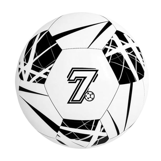 Wosthever Balón de fútbol de tamaño 5 estándar de PU para entrenamiento de fútbol, tamaño 5, balón de fútbol para partidos cosido a Ropa Deportiva, Zapatos negro