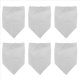thumbnail image 4 of 6 Piezas Bandanas para Mascotas en Blanco para SublimacióN Transferencia de Lavable DIY TriáNgulo Bufanda para Perro Baberos PañUelo para Perros Gatos, 4 of 10