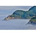 thumbnail image 2 of Looney, Hollice 24x17 Black Ornate Wood Framed with Double Matting Museum Art Print Titled - Usa-Oregon-Florence Heceta Head Lighthouse, 2 of 4