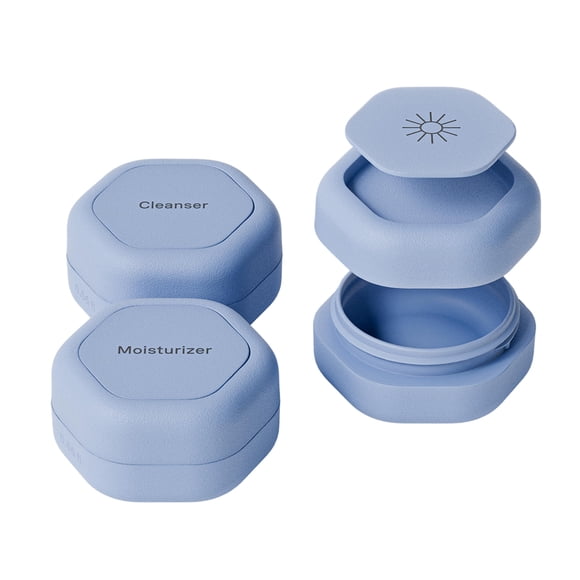 Set de cuidado de la piel Travel Containers Cadence Basic, 3 x 16 ml, color Pacífico