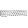 thumbnail image 3 of Vintage Fabric by the Yard Upholstery, Repetitive Retro Simple Electric Lamps Sketch Drawn on Plain Backdrop, Decorative Fabric for DIY and Home Accents, White and Dark Grey by Ambesonne, 3 of 5