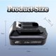 thumbnail image 3 of Batería de repuesto para Makita 12V 2000mah BL1021B BL1020B BL1040B BL1041B BL1015 BL1016 con cargador DC10WD, herramientas compatibles DF031D DF0331D TD110D JR103D JR105D HSS000 HHHHHP3332D, 3 of 5