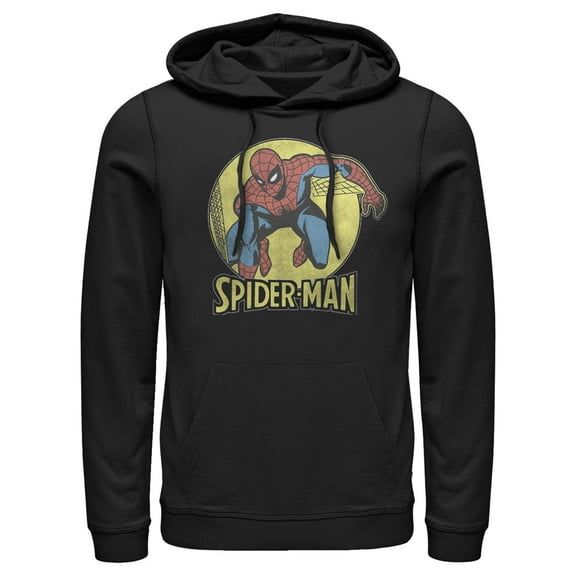 Men's Marvel Classic Comic Spider-Man Pull Over Hoodie