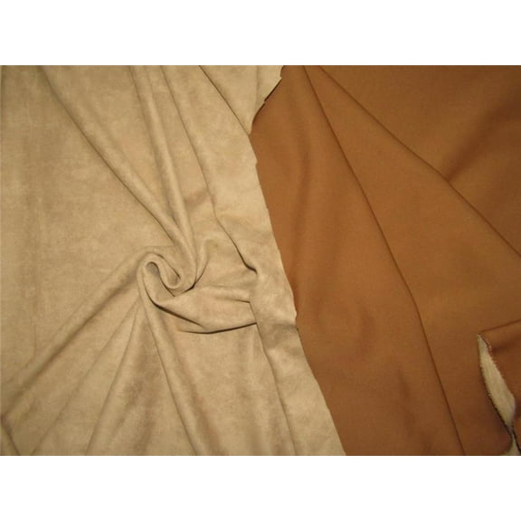 Light Brown Color Scuba Suede Knit fashion wear fabric ~ 59quot; wide[8085]