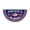 250th (1.5 x 3 Ft), variant on Patriotic American Flag Bunting Banner, Pleated Fan Flag for 4th of July Memorial Day Porch Balcony Outdoor Yard Decorations