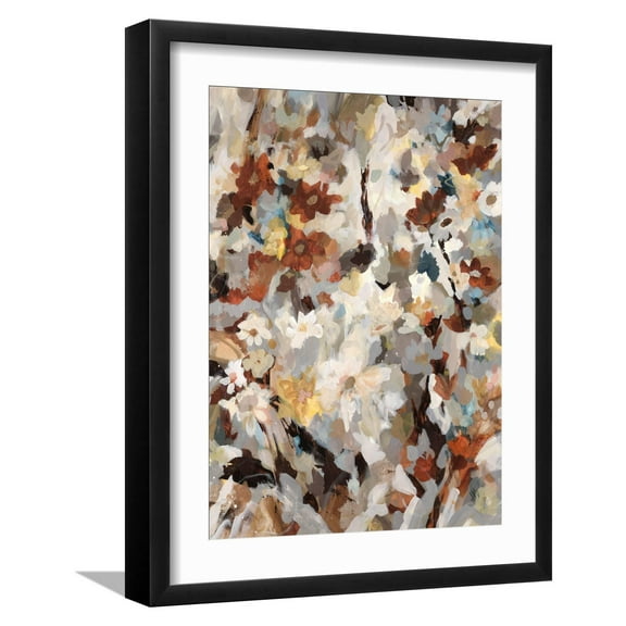 Art.com Les Fleurs II Giclee Print by Jodi Maas, Black Frame Wall Art, 17" x 21"