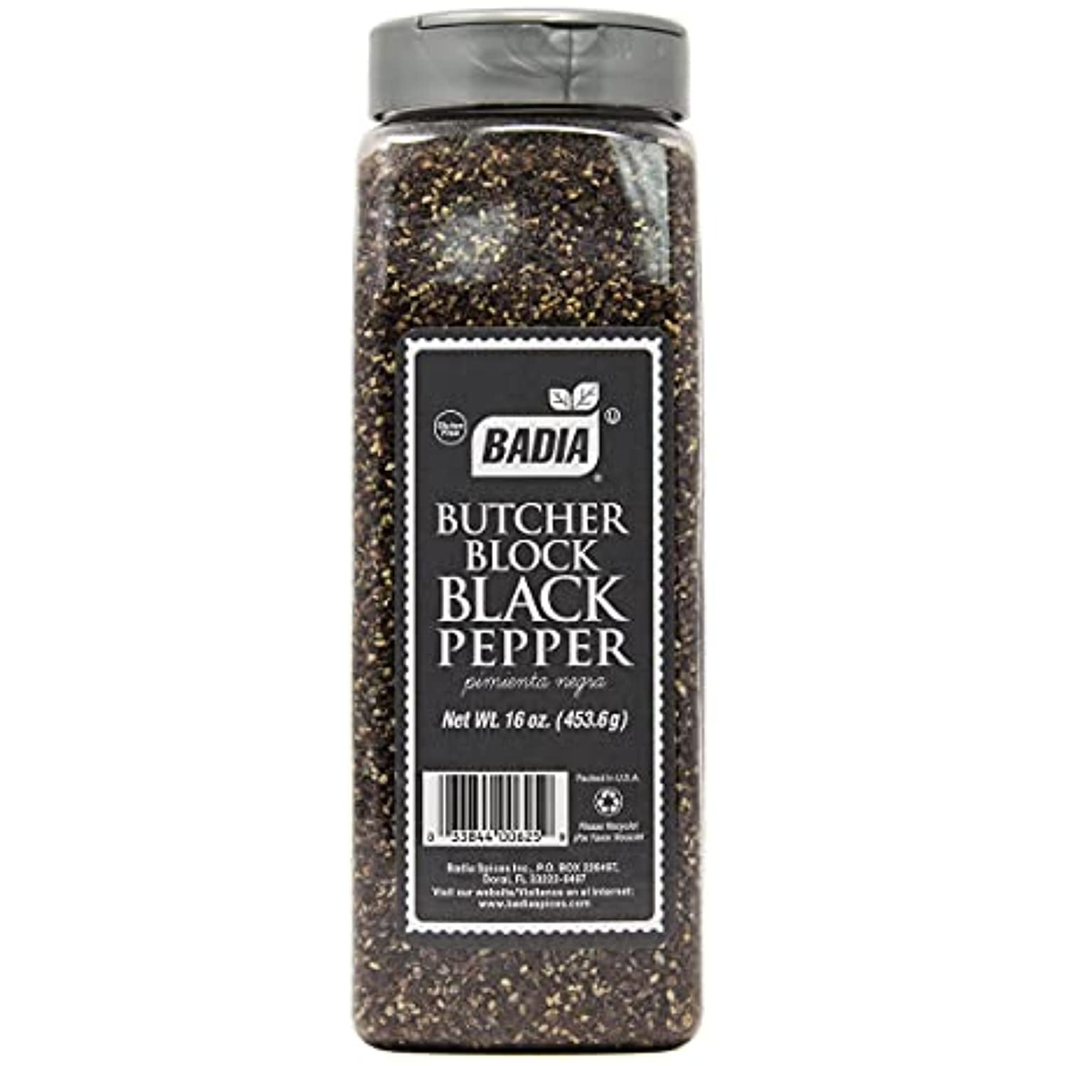 Badia Black Pepper Butcher Block, 16 Ounce