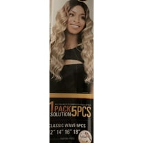 Outre Duo Batik 1 Pack  5pcs Solution 12”14”16”18” Premium Multi -Blend Wvg - Classic Wave (DRR27/4)