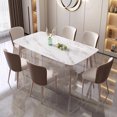 thumbnail image 3 of Chairs Nordic Dining Table Luxury Unfolding Rectangle Industrial Dining Table 8 People Living Mesa De Comedor Kitchen Furniture My Lux Decor Round, 3 of 7