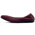 thumbnail image 2 of Ollio Women's Shoes Faux Suede Slip On Comfort Elasticated Square Toe Ballet Flat SF178, 2 of 6