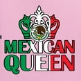 thumbnail image 5 of Wild Bobby Mexican Queen Latin Pride Women Graphic Tee, Light Pink, X-Large, 5 of 5