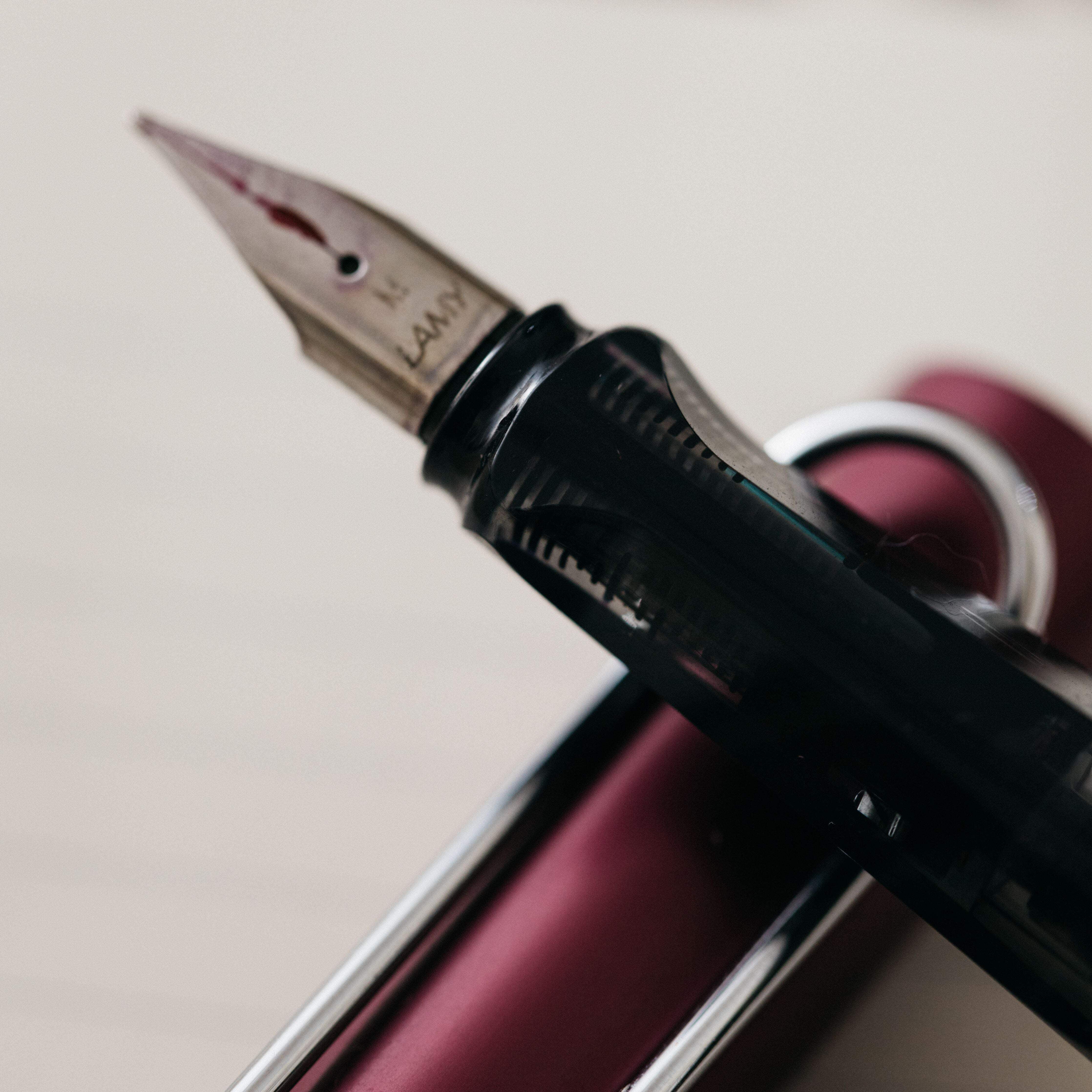 Lamy Al-Star Fountain Pen - Dark Purple, Medium Nib