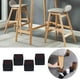 thumbnail image 4 of 4 piezas de protectores de pies para cama, muebles sólidos, elevadores, mesas y sofás, antideslizantes Negro 60x52mm, 4 of 9