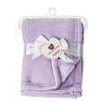 thumbnail image 3 of Parent's Choice Pastel Lilac Purple Cozy Chenille Blanket, 30" x 40", 3 of 8