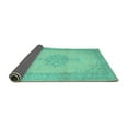 thumbnail image 2 of Ahgly Company Indoor Square Persian Turquoise Blue Traditional Area Rugs, 8' Square, 2 of 4