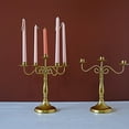 thumbnail image 4 of Candelabro Portavelas Antiguo Vintage Mesa De Comedor Metal seitruly HA024721-03, 4 of 5