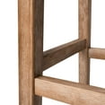 thumbnail image 3 of Open Box Maven Lane Adrien Saddle Backless Counter Stool, Weathered Oak, 3 of 6