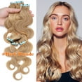 thumbnail image 2 of SEGO Curly Tape in Hair Extensions 100% Real Remy Human Hair Long Silky Thick Hair Gold Hair Acessories Black/Blonde/Gray/White Hair, 2 of 8