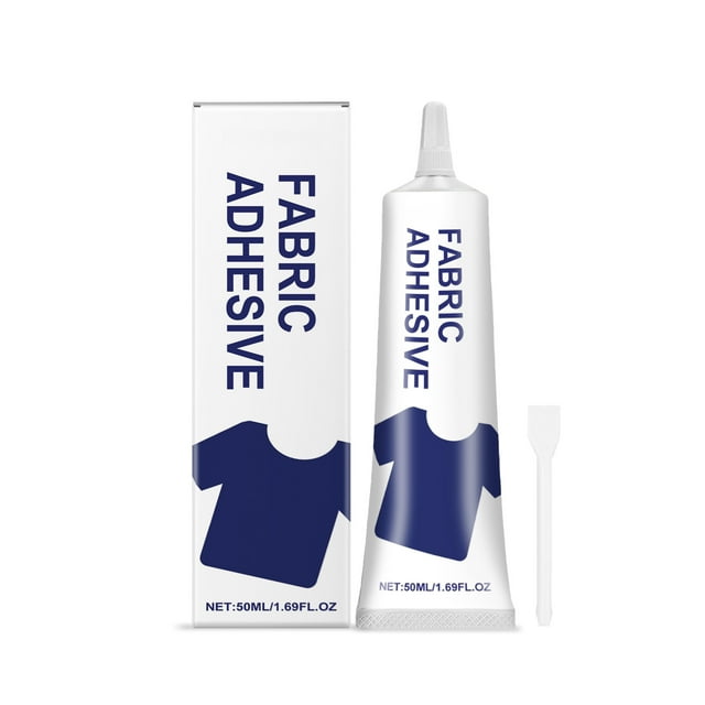 fheaev Adhésif pour Tissu Bon pour la Maison Adhésif Textile Fort pour Tissus 50 ml