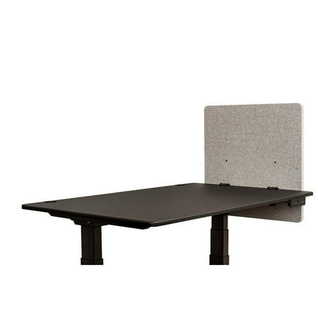UPC: 0847210037477 | Reclaim 24  W x 24  H Desktop Privacy Single Panel – Misty Gray
