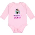 thumbnail image 3 of Inktastic Viola Future Violist Music Gift Girls Long Sleeve Baby Bodysuit, 3 of 5
