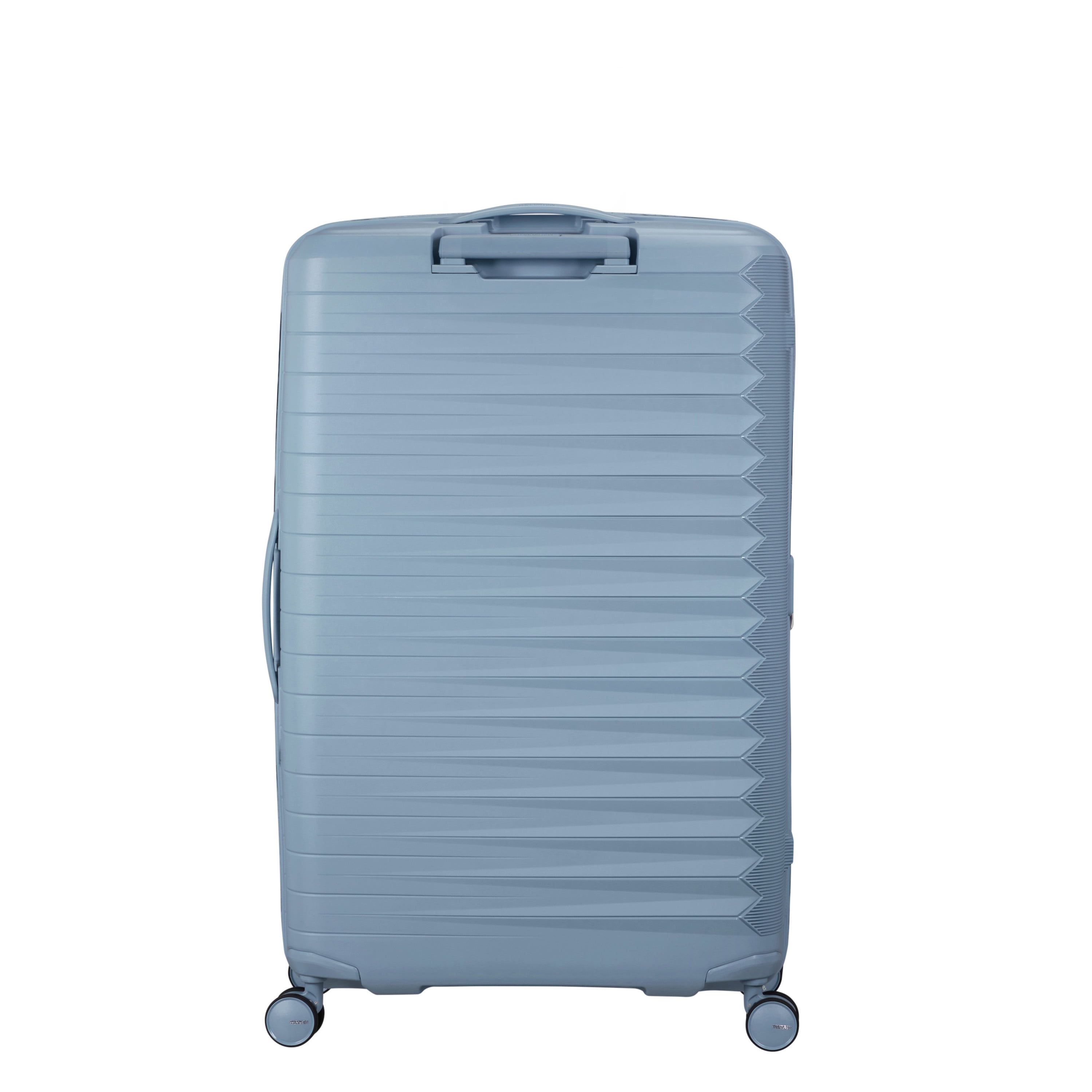 American Tourister Fastforward Hardside Large Checked Suitcase with Spinner Wheels - Steel Blue